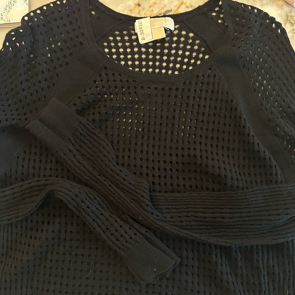 Michael Kors Crochet Swimsuit Coverup
